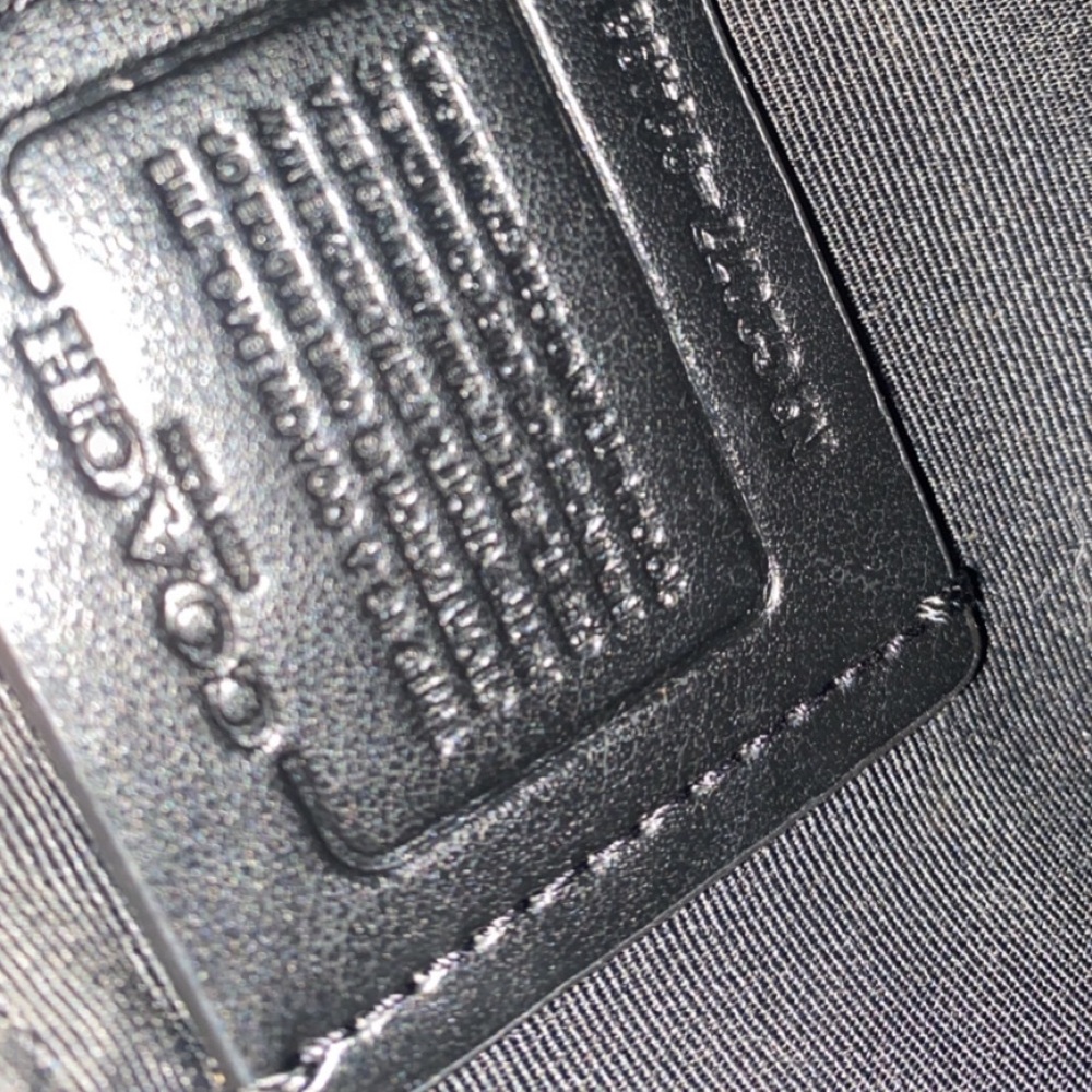 COACH black purse (like new) medium size - Picture 12 of 14